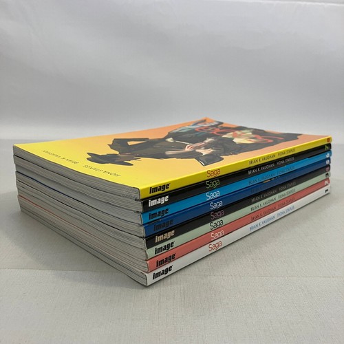 Saga Volumes 1-8 Fiona Staples Brian K Vaughan Image Graphic Novels TPB Lot - Picture 8 of 9