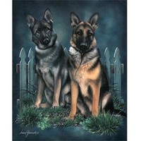 German Shepherds Dog Jq Signature Plush Queen Blanket - Dedication Design on sale German Shepherds Dog Jq Signature Plush Queen Blanket - Dedication Design on sale