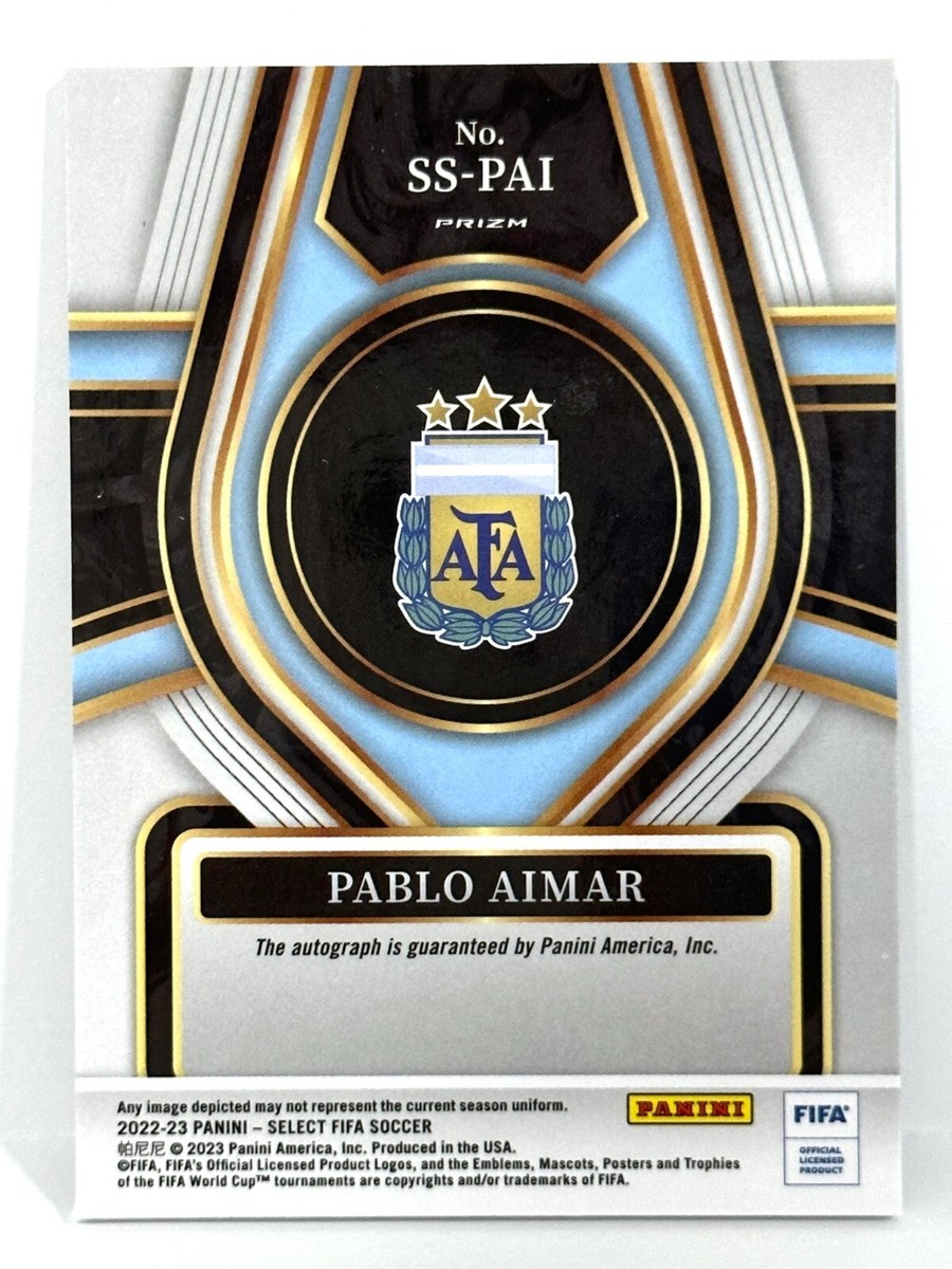 2022-23 Panini Select FIFA Argentina Autograph Pablo Aimar Silver