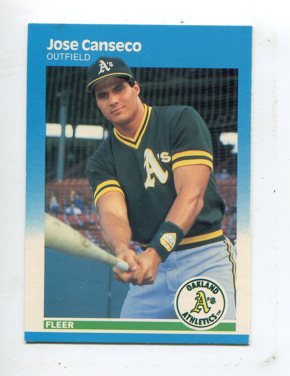 1987 Fleer #389 Jose Canseco Oakland A's