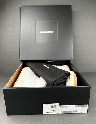 SAINT LAURENT SL 80 WOMEN SL/80 HIGH TOP LOGO YSL LEATHER