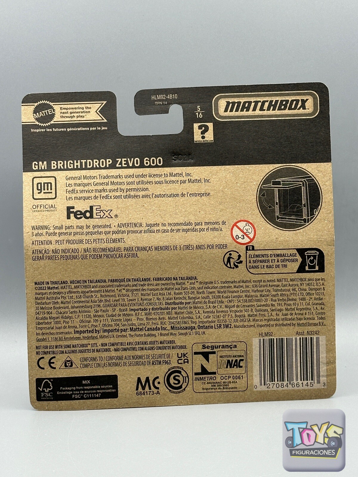 Matchbox Collectors 70 Years Working Rigs "GM Brightdrop Zevo 600