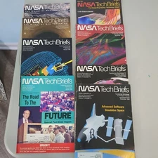 NASA Tech Briefs Magazine lot of 8 vintage