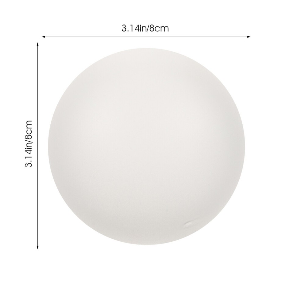 White Glass Ball in Lampshade Light Pendant Replacement Globes for