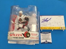 Jason Spezza Signed Auto McFarlane Action Figurine Beckett BAS COA