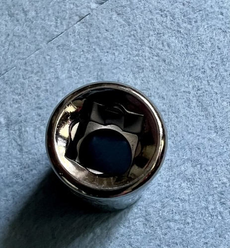 Husky Tools 3/8”dr. 1/2”size 6pt. Chrome Short Socket  - Picture 4 of 4