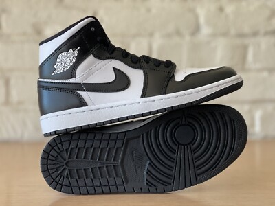 Nike Air Jordan 1 Mid Panda Black White DV0991-101 Women Size 11