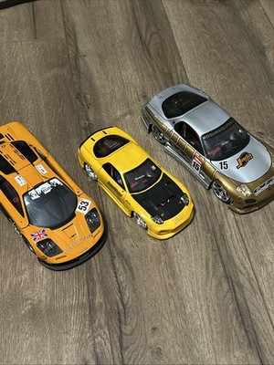 LOT OF 3 Jada Toys 1/24 IMPORT RACER Mazda RX-7 1/18 McLaren