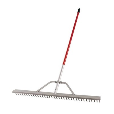 Tools RK 61062 Aluminum Landscape Rake-36 Inch/36 Tines, Red