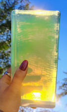 Opalite Opal Glass  Block 7" Long Rough Flint Knapping 3.9#