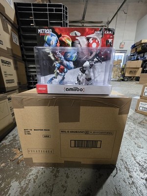 Factory Sealed Case of 16 Metroid Dread Samus & E.M.M.I. Amiibo NEW