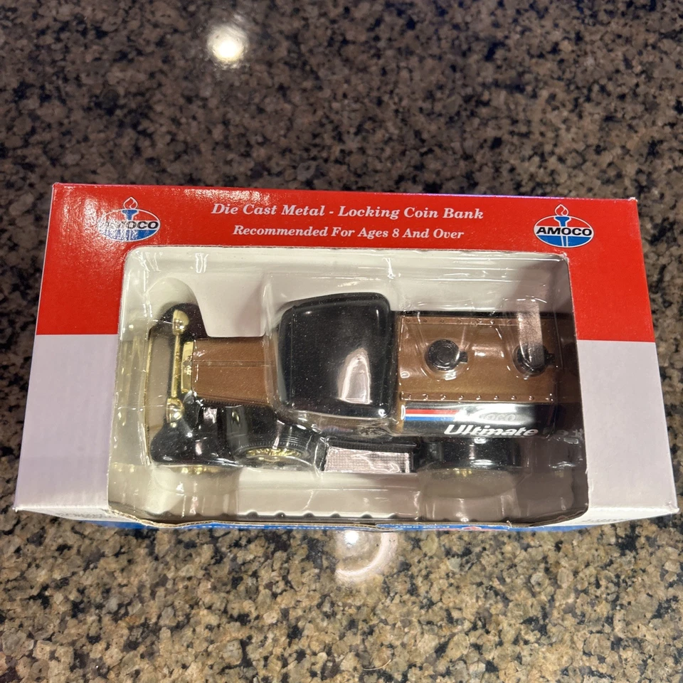 Banco de bloqueo de metal fundido a presión Amoco 1929 Ford Modelo A Tanker Bank 1992 Limited Foto 3 de 4