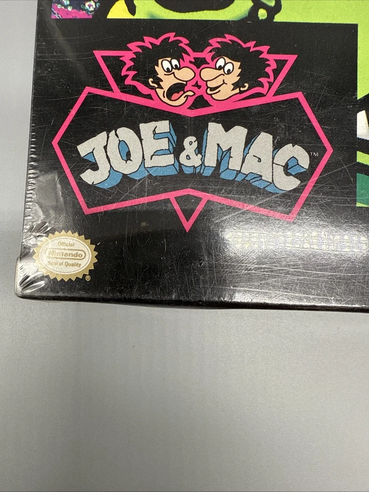 Joe and Mac Super Nintendo SNES Factory Sealed New Data East Authentic - Image 4 of 4