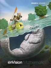 NEW 4th enVision MATH BUNDLE Student editions vol 1 & 2 plus WORKBOOKS 2020