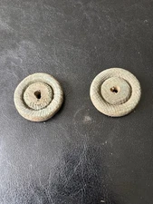 Lot Of 2 Vintage Wyandotte Wheels For Toy Truck Or Car