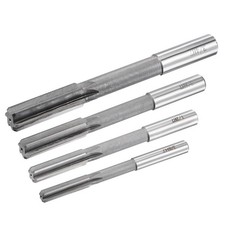 Image of 4pcs 3/8" 5/8" 1/2" 3/4" Chucking Machine Reamer H7 HSS 6 Straight Flutes Cutter