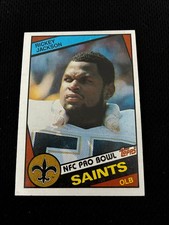 RICKEY JACKSON ROOKIE 1984 TOPPS NEW ORLEANS SAINTS #303 FOOTBALL CARD !