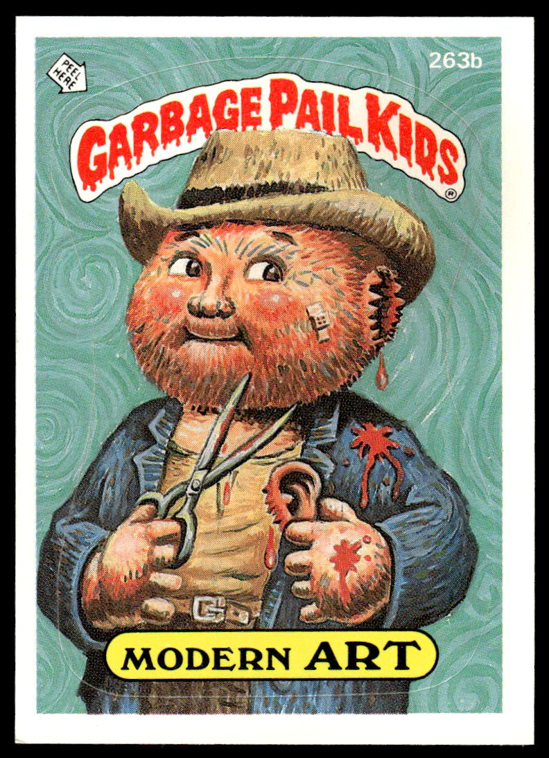 Garbage Pail Kids アートブック Garbage Pail Kids Series 7 1987 #263b Modern Art | eBay