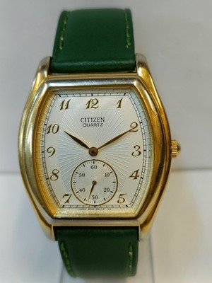 CITIZEN 腕時計 Citizen Collection VINTAGE CITIZEN SUB-SECOND QUARTZ CREAM DIAL 6045-G13486 JAPAN