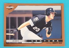 1996  Score Dugout Collection #51 Robin Ventura  White Sox Baseball Card W2
