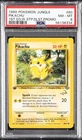 1999 POKEMON JUNGLE 1ST EDITION W STAMP DUELIST PROMO #60 PIKACHU PSA 8