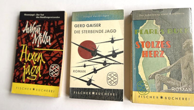 Miller, Hexenjagd;Gaiser, Sterbende Jagd;Buck, Stolzes Herz;Fischer Bücher, 1960