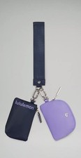 Lululemon Dual Pouch Wristlet NWT - True Navy / Dark Lavender RARE  BRAND NEW