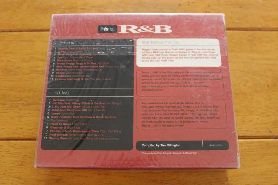 This Is R&B 2CD Box Set 90s Hip Hop R Kelly Tupac Bone Thugs Snoop Dogg Sealed N Foto 2 de 2