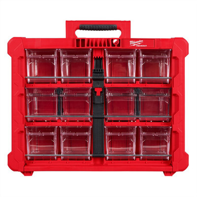 Milwaukee 48-22-8433 PACKOUT Tilt Bin Organizer with 10 Removable Bins