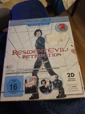 Resident Evil: Retribution - Premium Edition 2 Disc 3D + 2D Blu-ray - NEU OVP