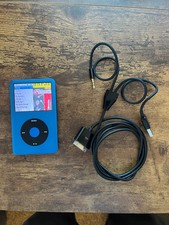 Upgraded Apple iPod classic 7th Gen, 256GB SSD, 2000mah Battery, Blue/Black