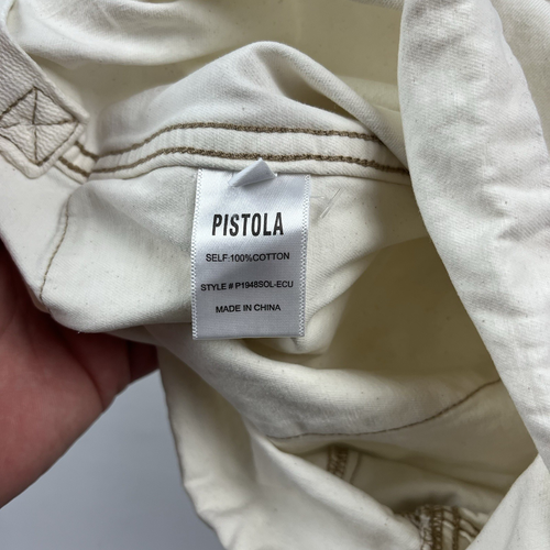 Pagliaccetto donna pistola piccola utility manica corta panna casual - Foto 9 di 11