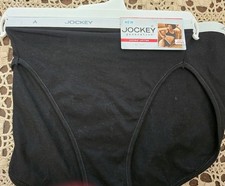 JOCKEY GENERATION Logo Hi-Cut size 7 L Soft  Durable 5407 Panty NWT