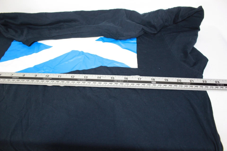 Official Scotland Rugby T-Shirt XL Navy Blue 2012 Retro - image 2 of 4