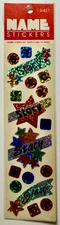 Hambly Studios Vtg Prismatic Name Sticker STACY Metallic Scrapbooking Crafting