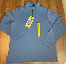 Kirkland Signature Men's Half Zip, Blue, Size Small