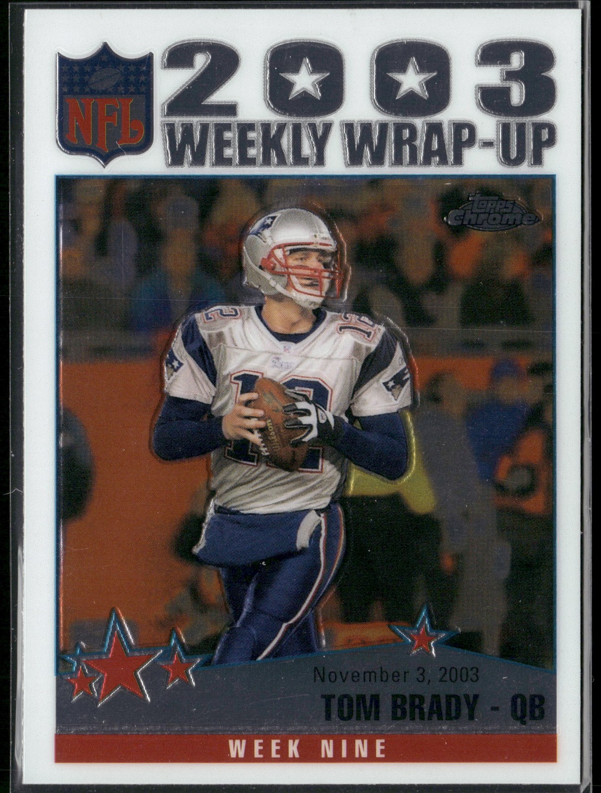 2004 Topps Chrome #154 Tom Brady