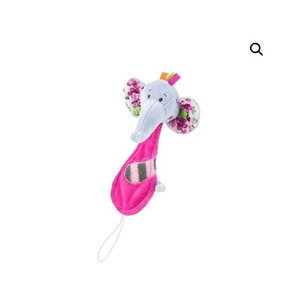 Nuby Snuggleez Elephant Plush Pacifinder Lovey