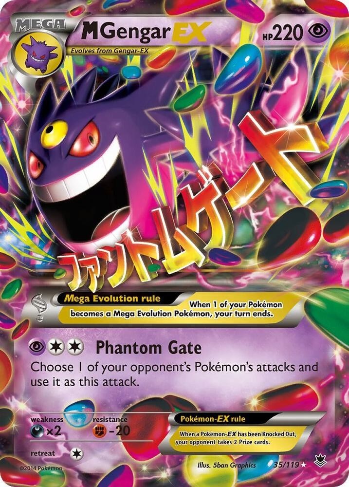 M Gengar EX 35/119 - XY - Phantom Forces | eBay