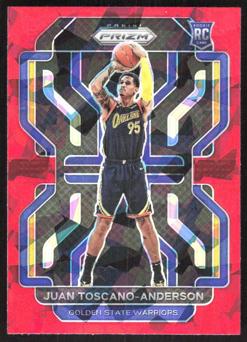 217I 2021-22 Panini Prizm #295 Juan Toscano-Anderson Red Ice