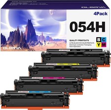 4x 054H Toner Cartridges w/ CHIP for Canon MF640,MF642,MF643,MF644,LBP620,LBP6