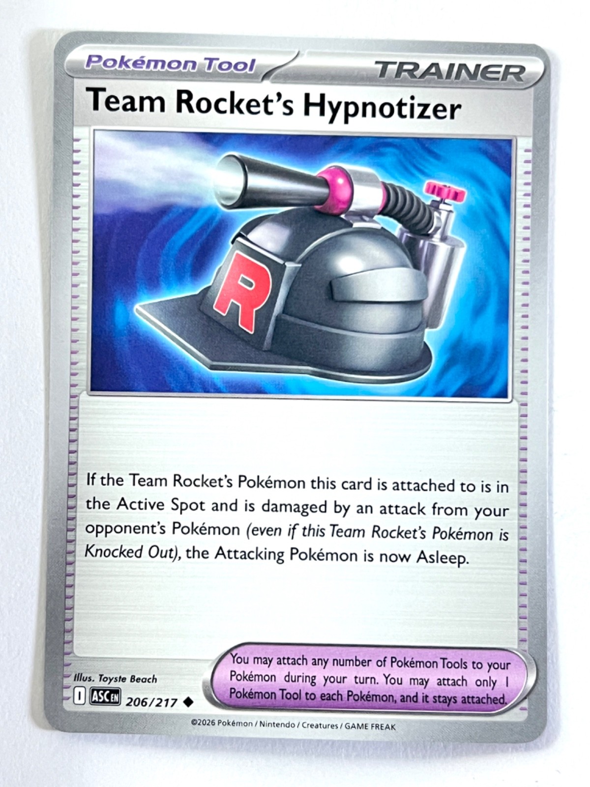 Team Rocket’s Hypnotizer 206/217 Uncommon Ascended Heroes - Pokemon Near Mint NM