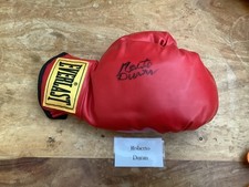 Guantone da boxe originale Roberto Duran autografo firmato a mano Lonsdale unico