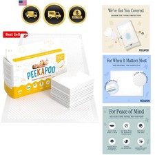 The Disposable Baby Changing Pad Liners 50 Pack Super Soft, Waterproof, ...
