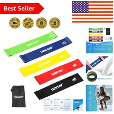 Assorted Color Resistance Loop Bands Set for Home Workout Rehabilitation