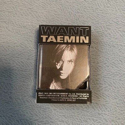 LEE TAEMIN SHINee WANT ALBUM CD Autographed & SIGNED PHOTO K-POP