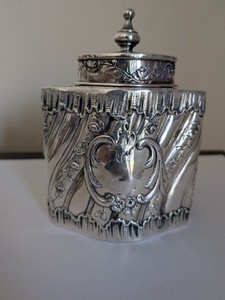 Antique Silver Tea Caddie