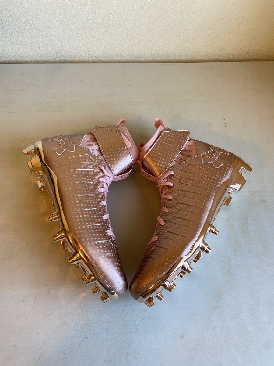 Men's Under Armour C1N MC LE Cam Newton Rose Gold/Pink Football
