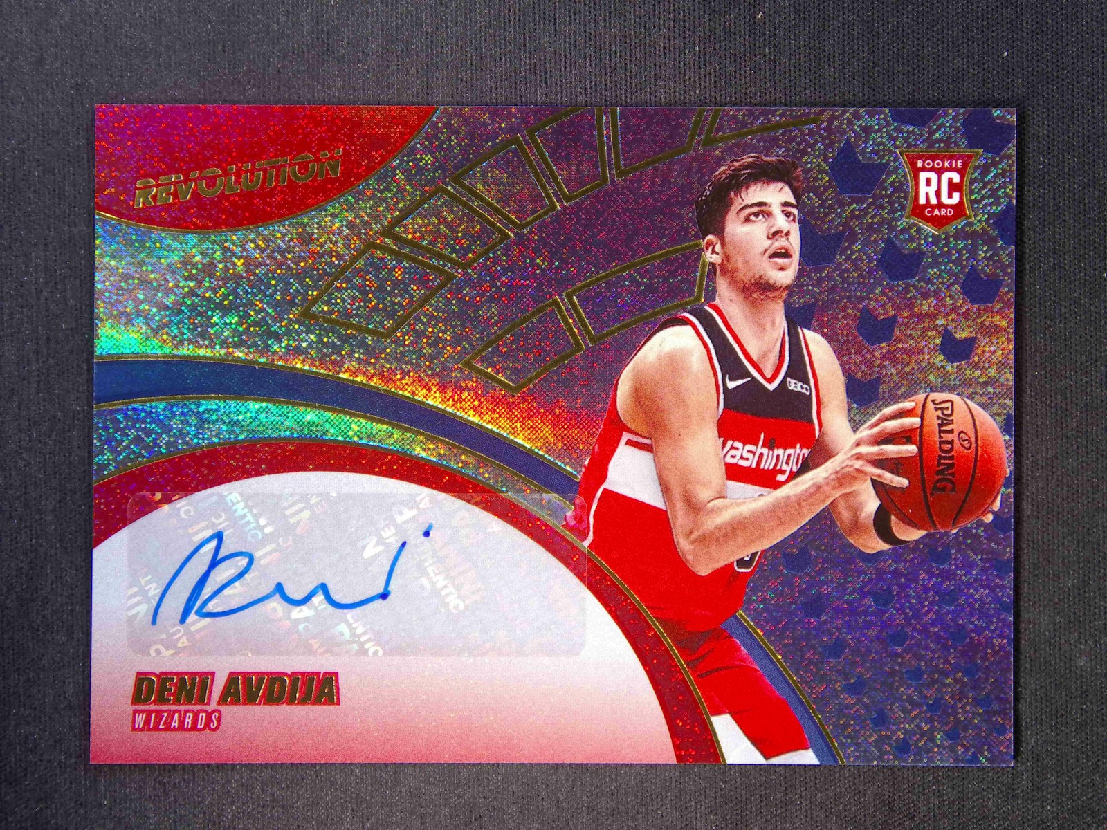 2020-21 Panini Revolution Deni Avdija RC Auto
