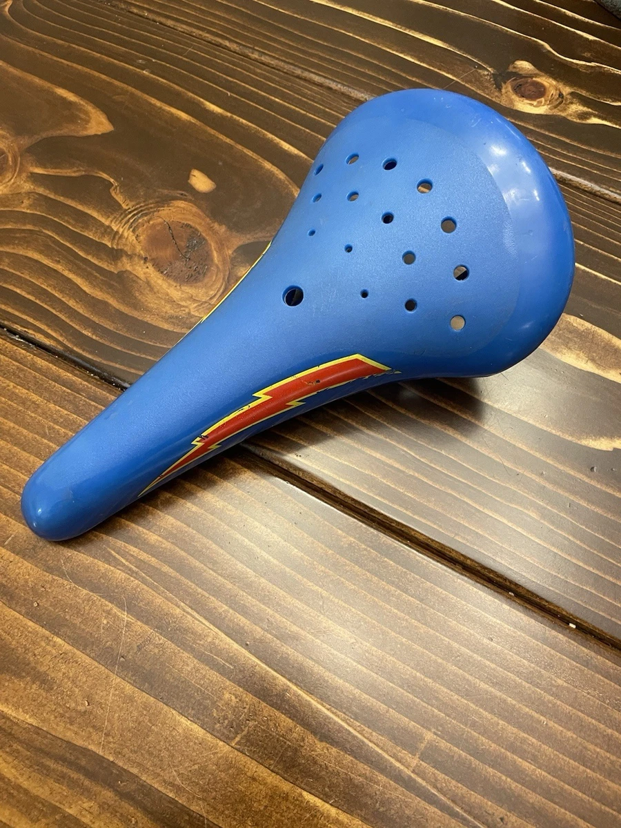 BMX Bike-Old School Blue Saddles, Seat Vintage Bike Parts for sale